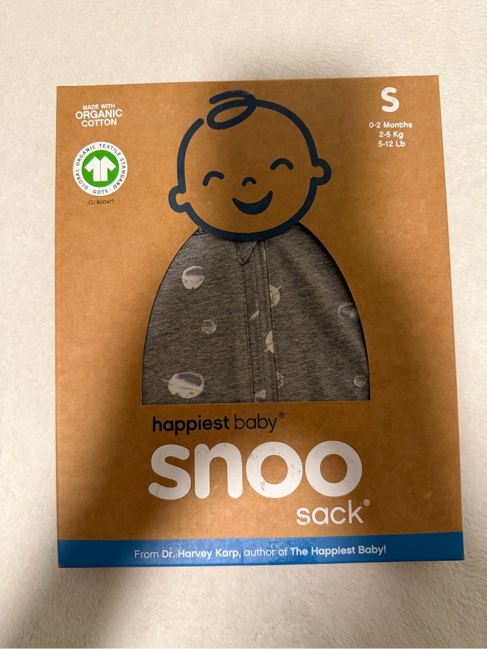 happiest baby Snoo Sack Sleep Sack in Gray - Small